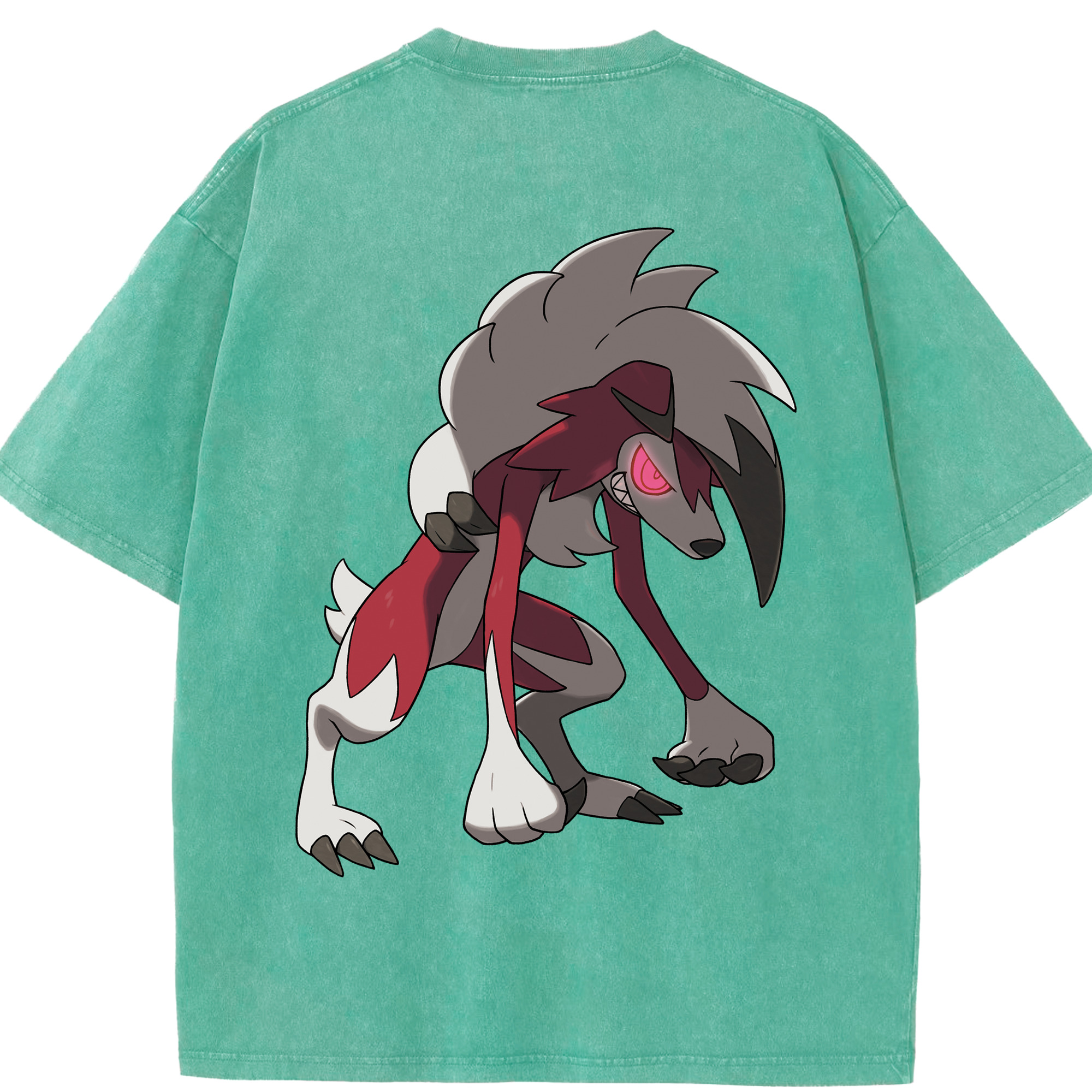 （画像用） ポケットモンスター Pokémon 綿100% ヴィンテージ風 半袖Tシャツ（背面プリント）